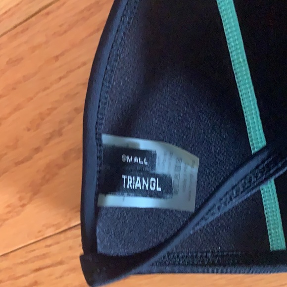 Teal Triangl Swim set size S top, Size L bottom - Picture 3 of 3